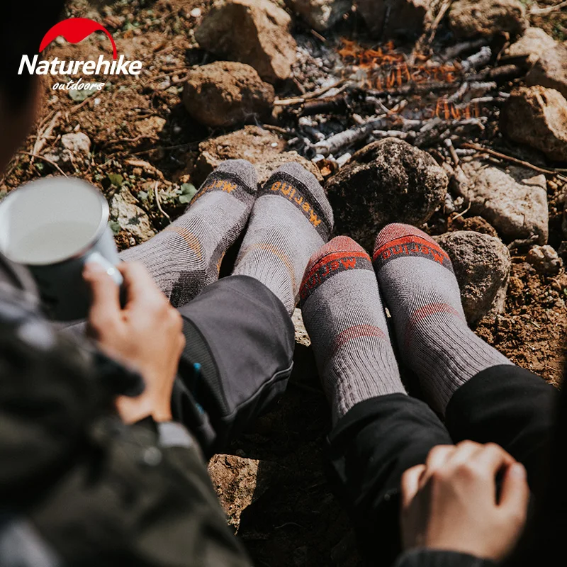 Мужские и женские носки Naturehike уличные спортивные зимние термоноски для снега