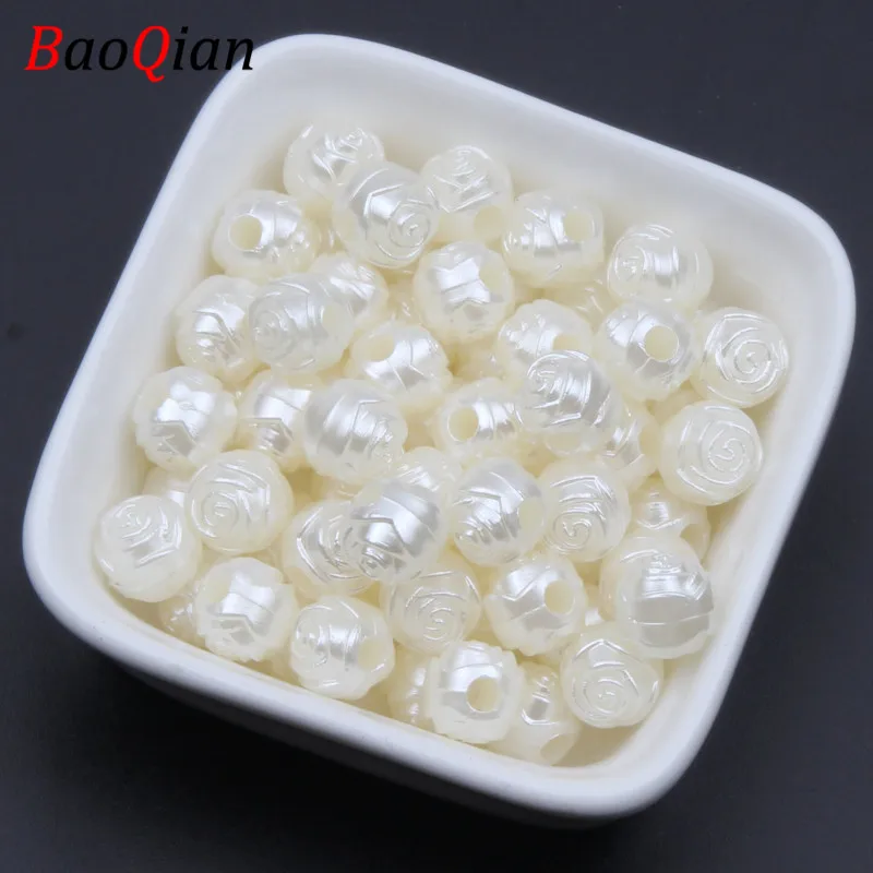 100 шт. бусины с имитацией жемчуга 9 мм | Украшения и аксессуары