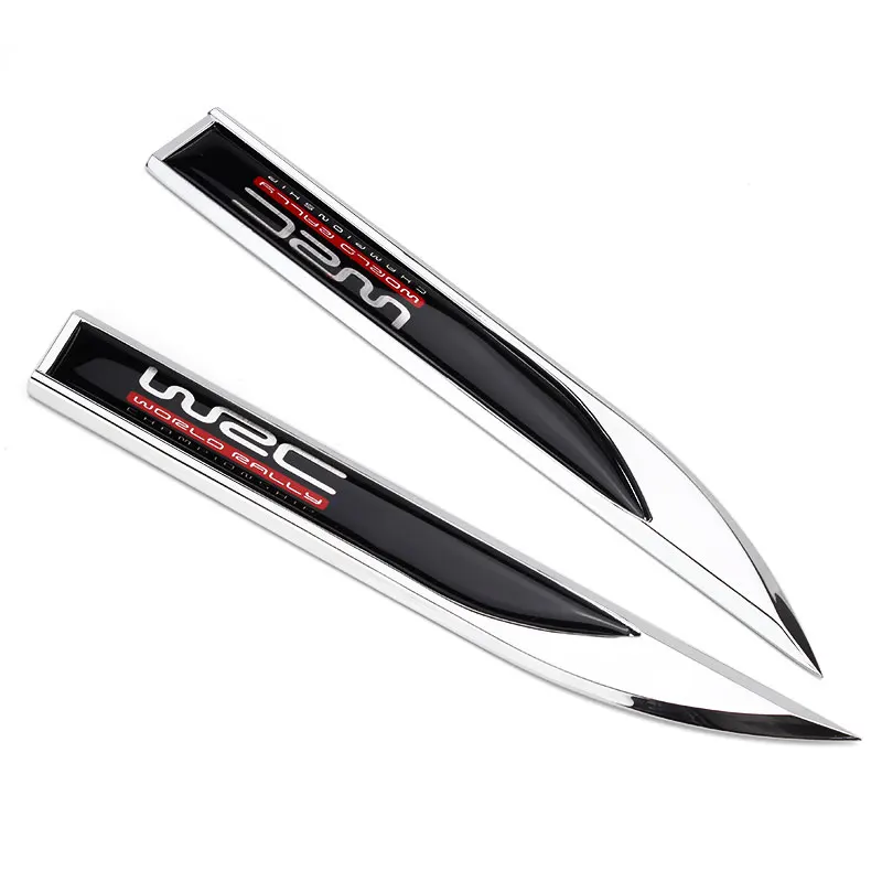 WRC логотип КРЫЛО боковой автомобильный стикер для peugeot 206 307 308 407 508 VW Golf Honda Jazz Fit Mitsubishi Lancer Subaru Impreza значок