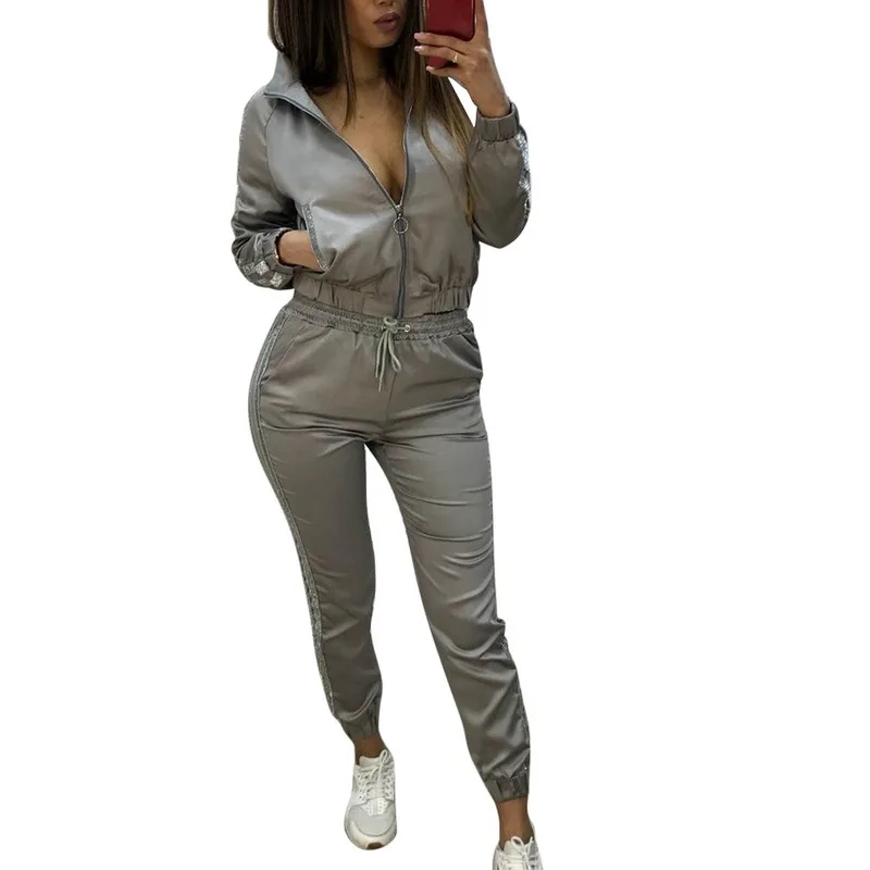 

2021 Hot Sale New Design Styele Women Casual Clothing Sweatwear Sweet Sexy Fashion Soft Good Fabric Cool Soft XI0289