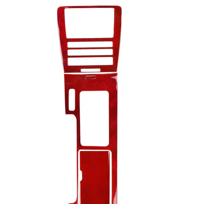 

Fit For Ford Mustang 2009-2013 Navigation Storage Panel 4 Pieces Carbon Fiber Car Modified Interior Stickers car accessories