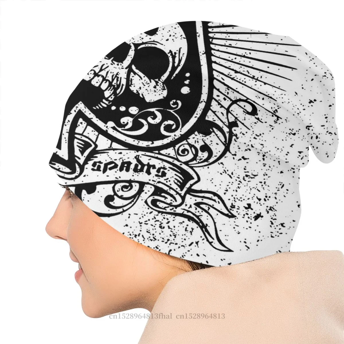 Тяжелый металл 1960s панк рок музыки головные уборы Skullies Beanies Кепки s туз пик Вязание