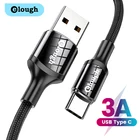 Кабель зарядный Elough USB Type-C, 3 м, для Xiaomi Redmi Samsung Poco 3A