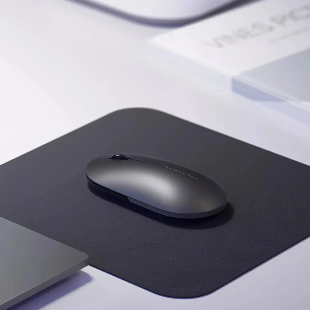 Металлическая Bluetooth мышь Xiaomi Mi модная Беспроводная Мини Портативная игровые
