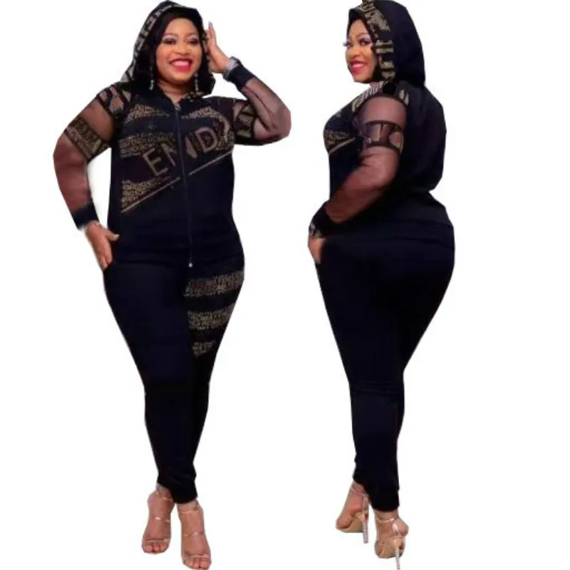 Женский спортивный костюм из двух предметов толстовка топ и штаны для бега