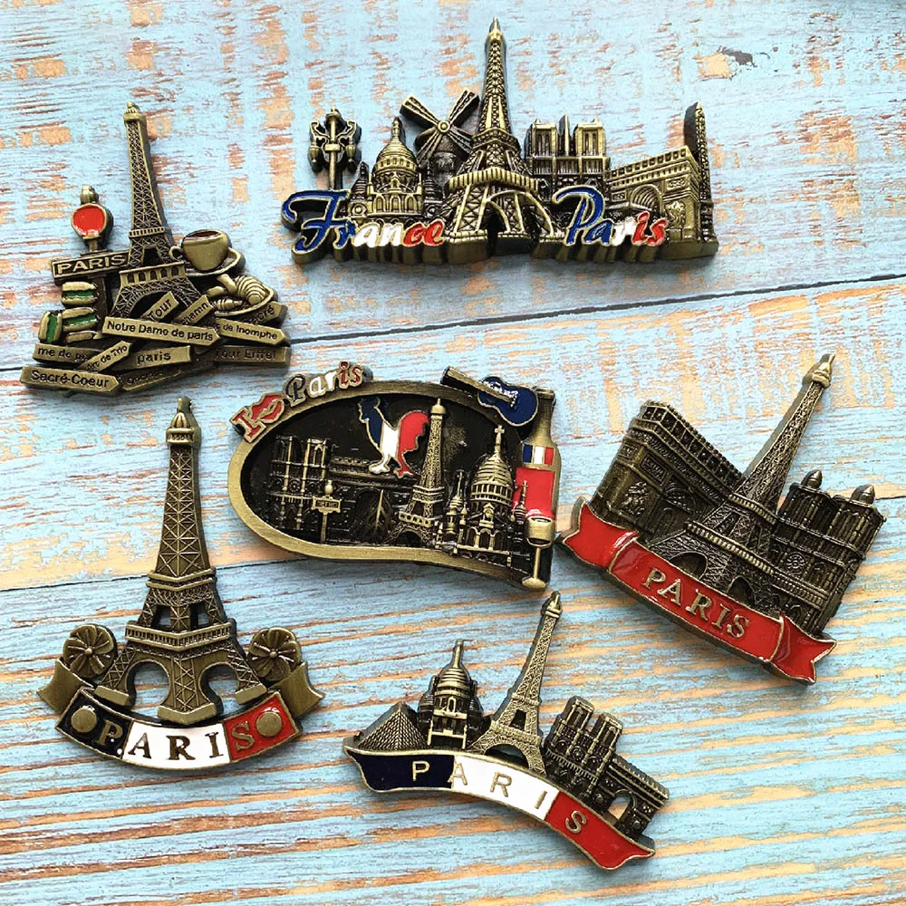 Эйфелева башня в Париже Франция Европа туристические сувениры магнит на