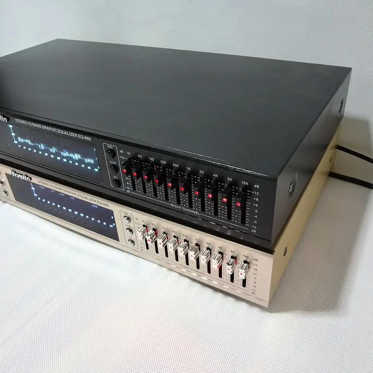 Новое поступление EQ665 эквалайзер hifi fever home EQ сбалансированный миксер двойной 10 сегментный стерео тройной Alto регулятор басов
