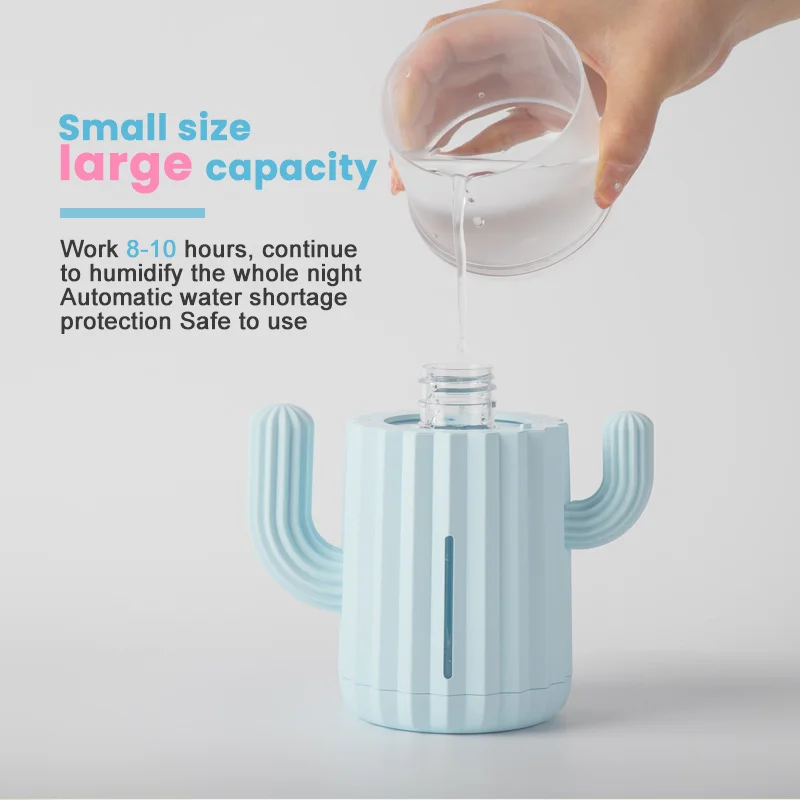 340 мл Светодиодный увлажнитель воздуха мягкий силиконовый USB аромадиффузор С