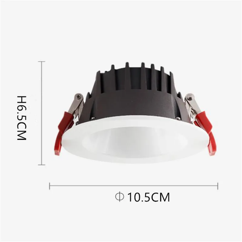 4 шт. потолочные светильники для офиса 9 Вт 720 лм