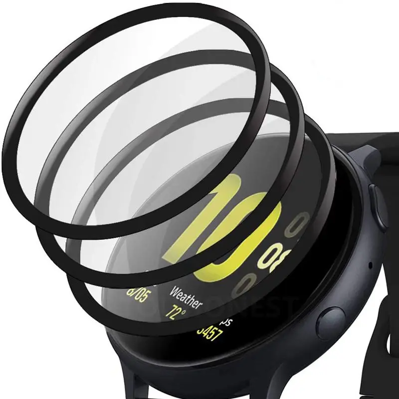 Для Samsung Galaxy Wacth Active 2 40 мм 44 Полная Защитная мягкая пленка для Fitbit Versa V2 полная