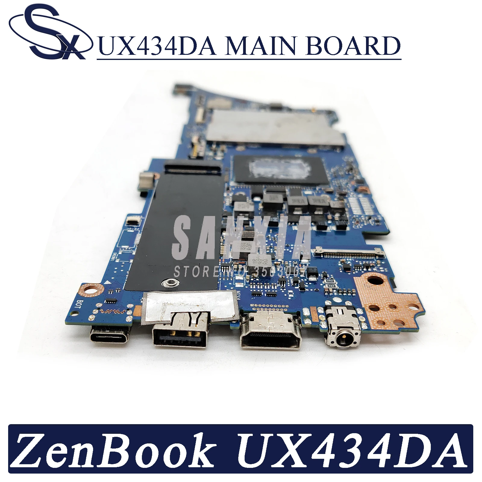 kefu ux434da laptop motherboard for asus zenbook ux434da ux434d original mainboard 8gb ram r5 3500u free global shipping