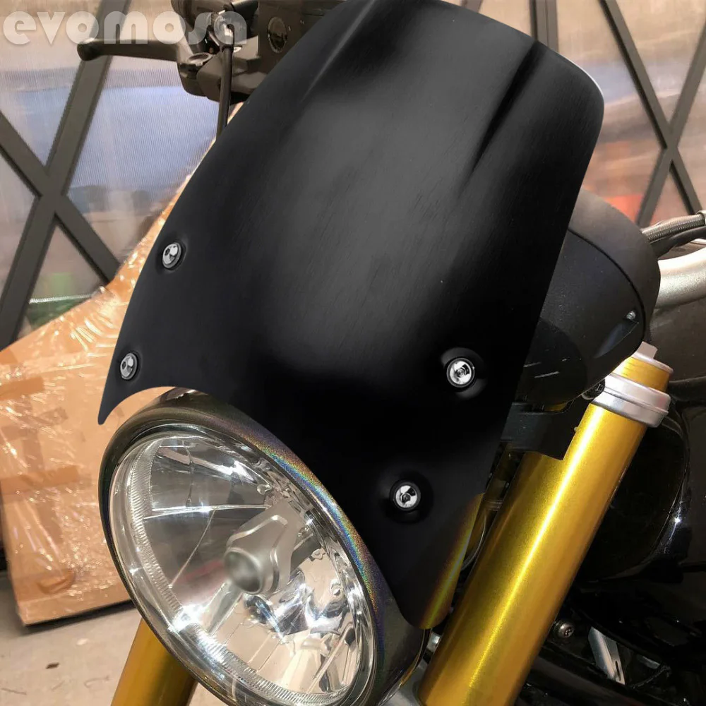 Алюминиевое лобовое стекло для BMW R NINE T NINET 2014-2019 Высокое качество обтекатель фар