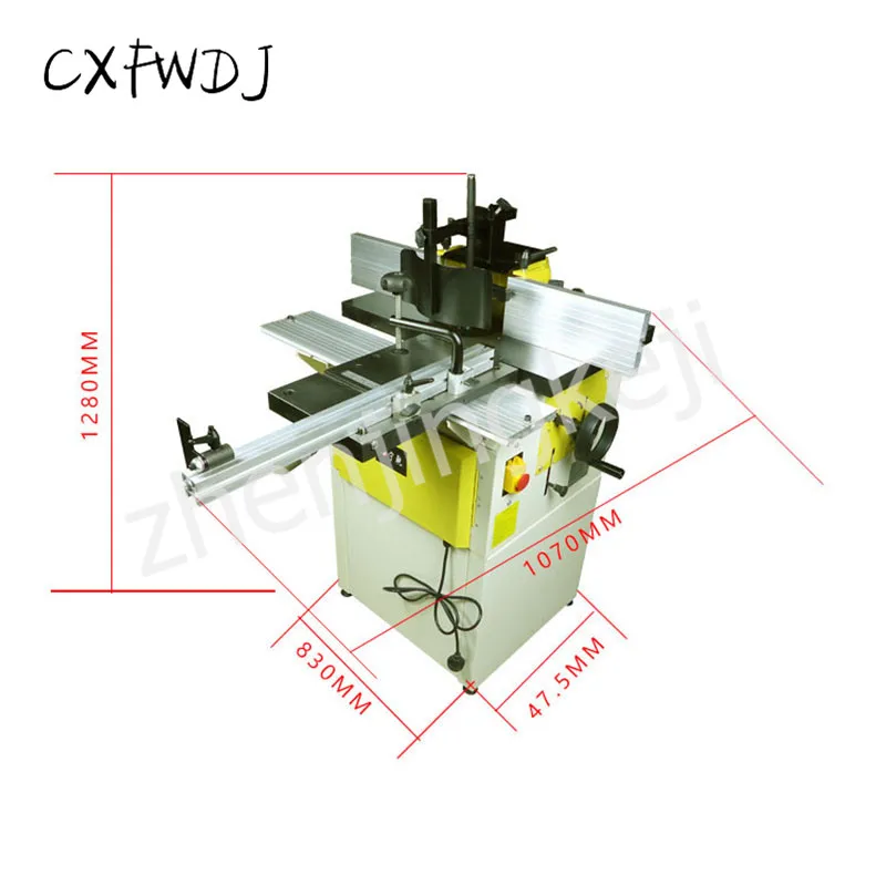 Verkauf SH30-2 Multifunktions Holzbearbeitung Fräsmaschine High Power Vertikale Fräsmaschine Cutter Stoßen-Desktop Einzigen Achse Trimmer