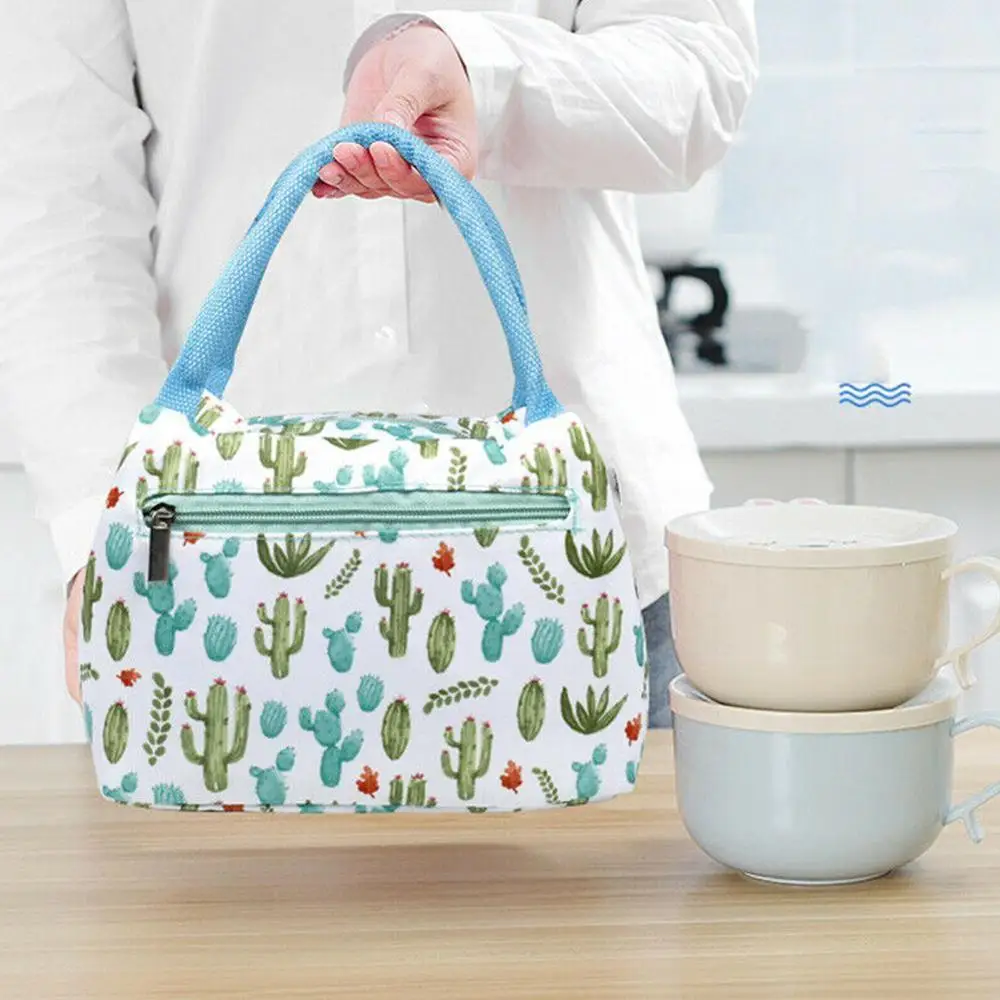 Сумка для обеда Изолированная холодная полоса чехол пикника термальная