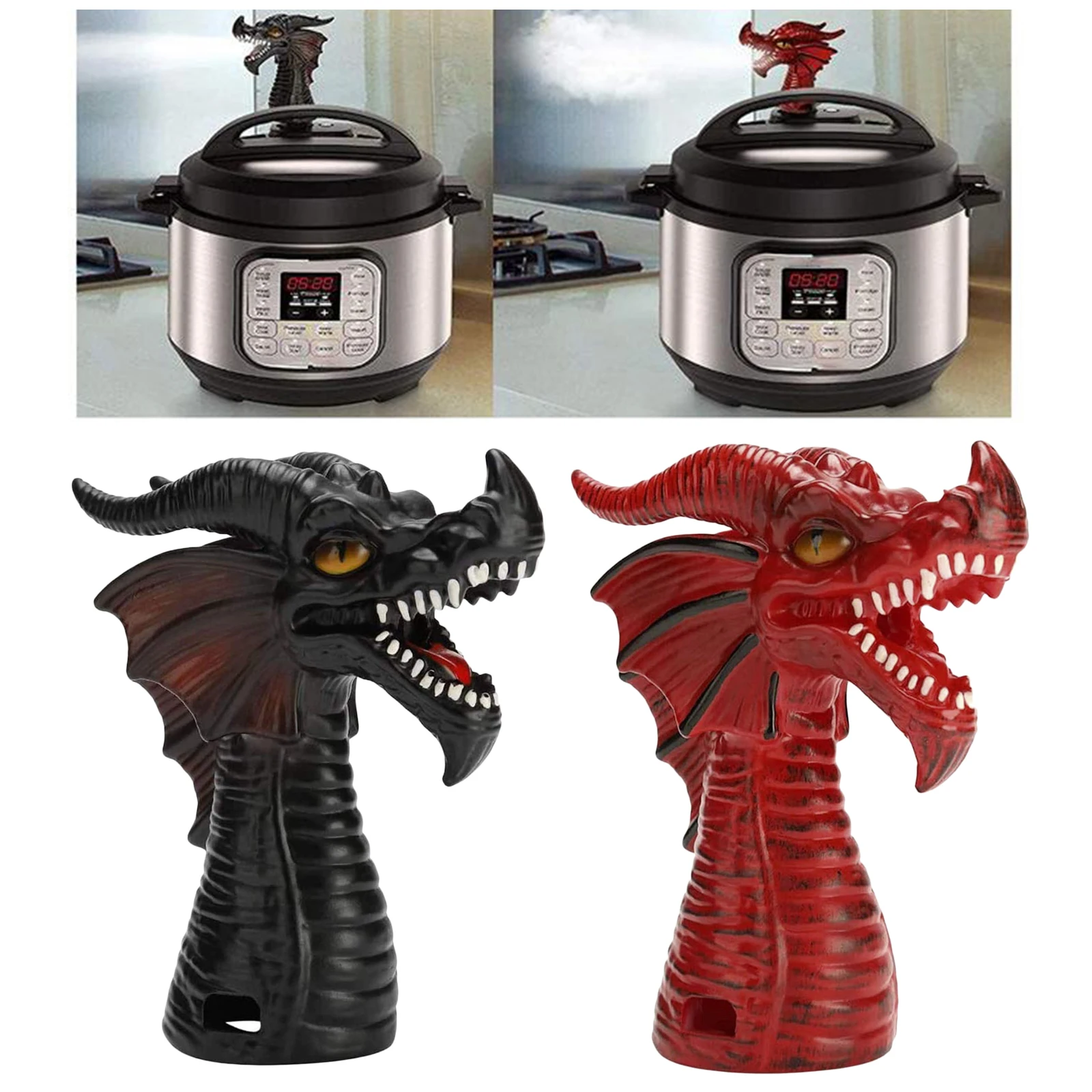 

Silicone Steam Diverter Pressure Cooker Pots Kitchen Steam Splitter Valve
