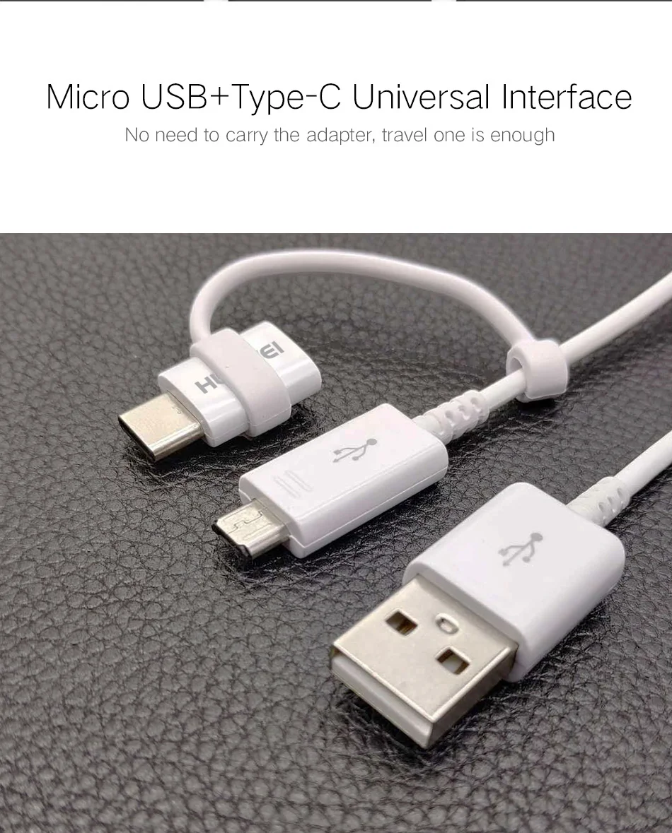 2 в 1 Micro USB type C кабель huawei P20 Pro быстрое зарядное устройство 2A 1,5 M type-C зарядный кабель Honor 8 9 V9 P7 P8 P9 P10 lite