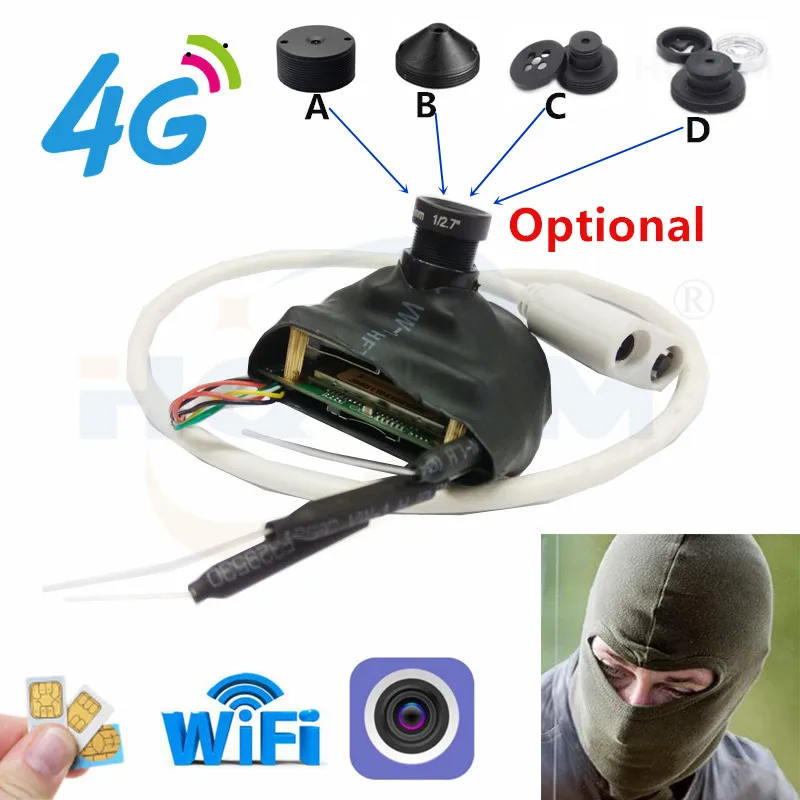 4G Пинхол Камера 720P 1080 1940P Wifi мини IP s P2P 3g сим карту без косточек камер