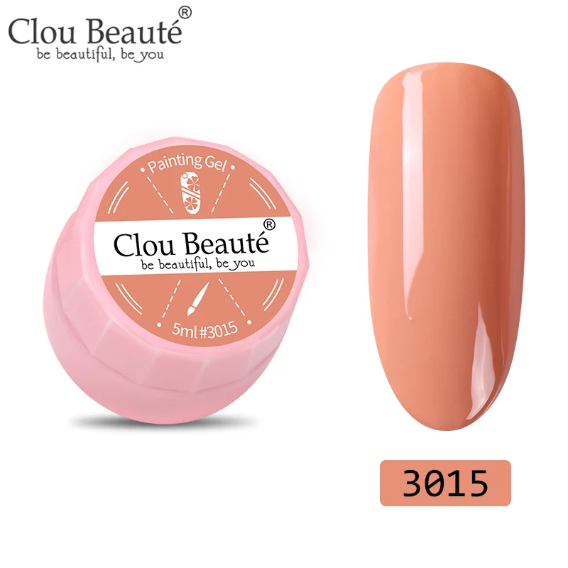 3015 Clou Beaute 72 цвета гель-краска УФ/светодиодный гель для ногтей замачиваемый дизайн ногтей светодиодный лак для ногтей УФ-гель для ногтей DIY Краска паук гель лак - Цвет: 3015