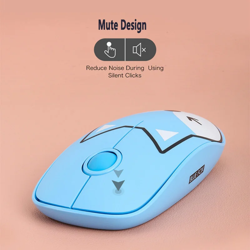 wireless usb mouse cute mute game optical mause mini cartoon pc mouse 3d ergonomic office mice with mousepad for kid new gifts free global shipping