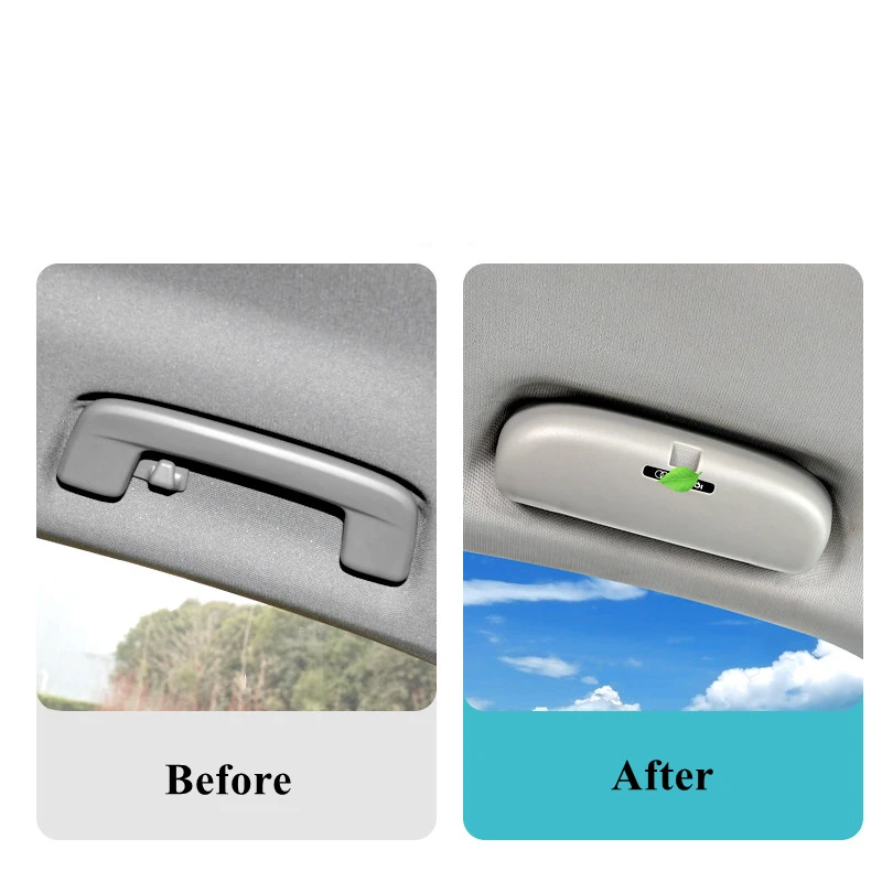 

Fit for Audi A3 8Y 2021 Sportback Sedan Car Accessories Interior Decoration ABS Sunglasses Case Holder Glasses Box Storage 1pcs