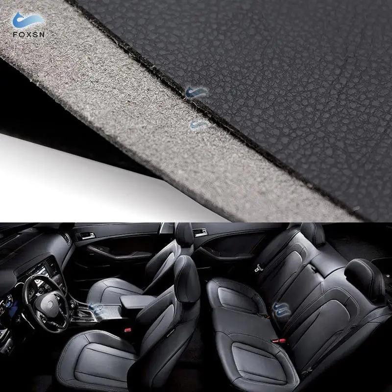 

DIY Car Interior Moulding Steering Wheel Door Handle Armrest Dashboard Panel Whole Piece Microfiber Leather Cover 1.38*0.5M