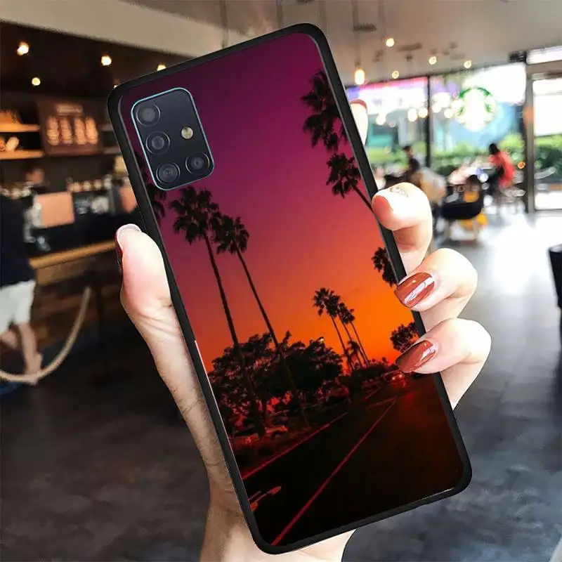 

Sunset Beach Sea Phone Case For Samsung A6 A7 A8 A10 A11 A20 A21 A30 A31 A40 A50 A70 A80 A91 Plus S E Cover
