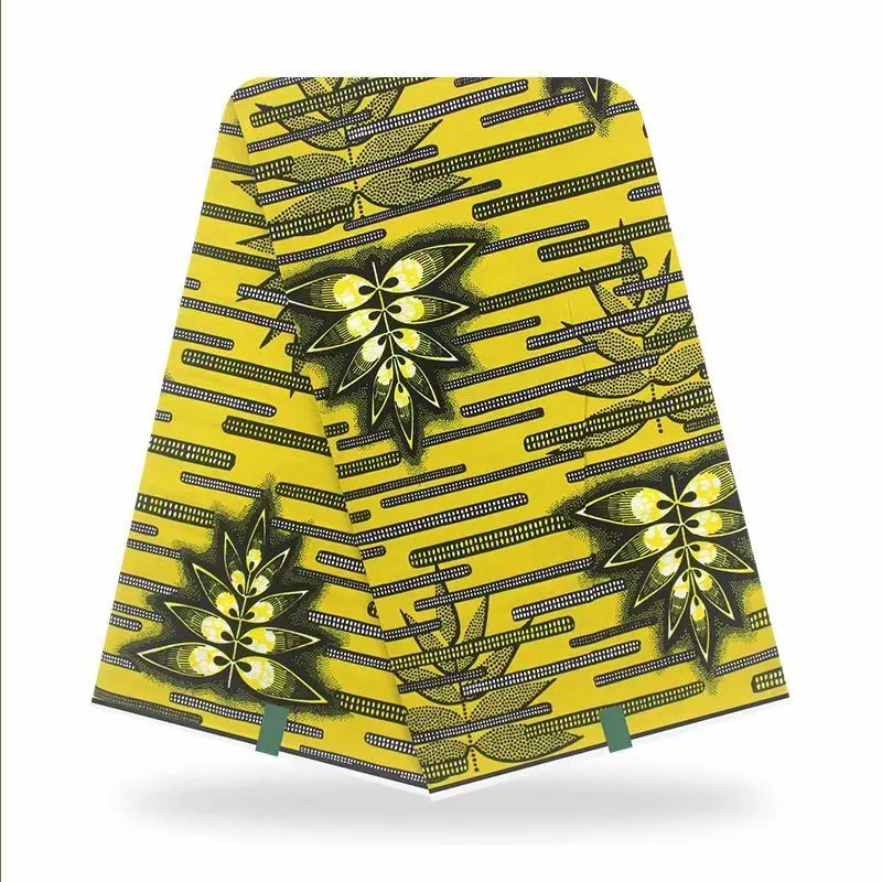 Африканская ткань вощеная хлопок высокое качество горячий воск 6 ярдов