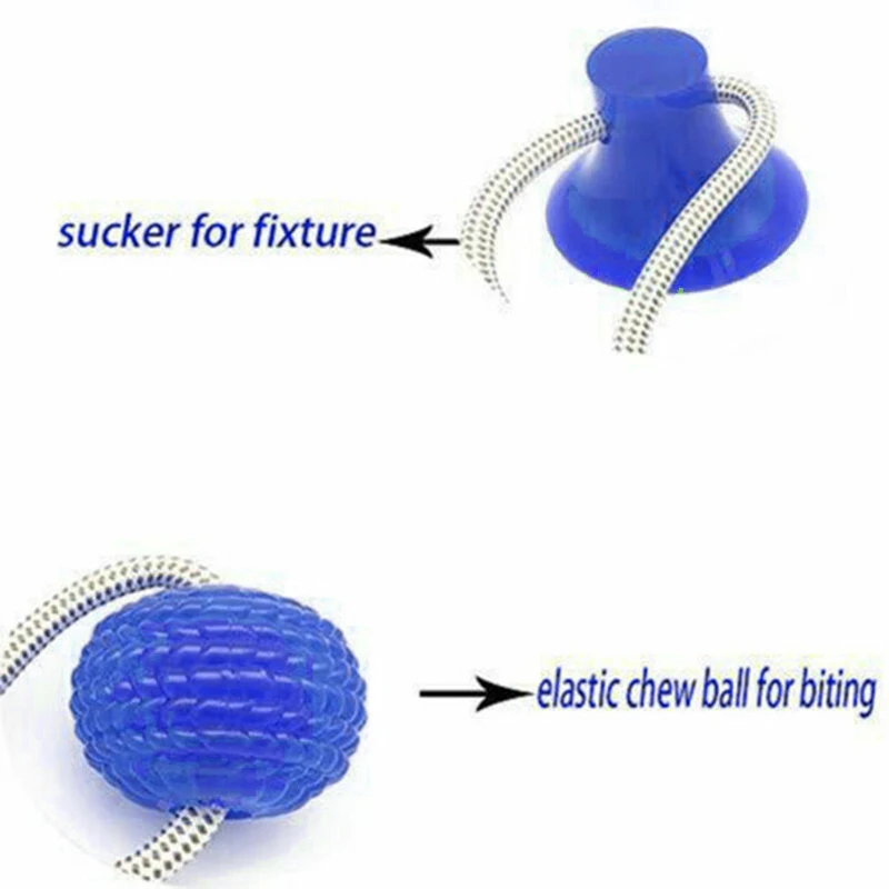 Игрушки для домашних животных с присоской игрушка собак мячом из