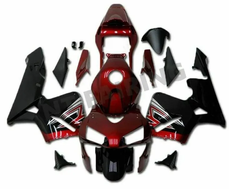 

Injection Mold New ABS Full Fairings kit Fit For Honda CBR600RR F5 2003 2004 03 04 600RR Bodywork set Red black cool