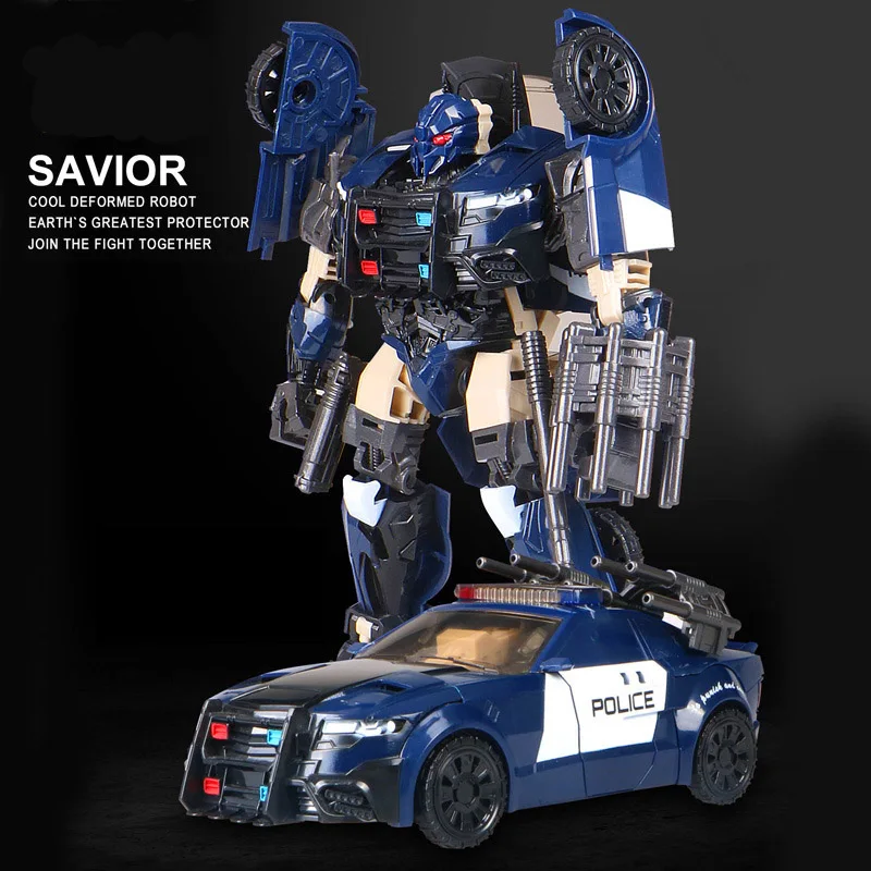 G1 Баррикада Черная Мамба трансформер модель TF5 полицейской машины voyager большая