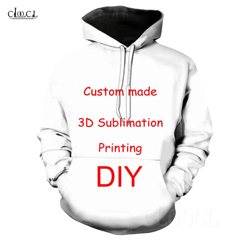 Толстовки с капюшоном для мужчин и женщин индивидуальный дизайн 3D-печать