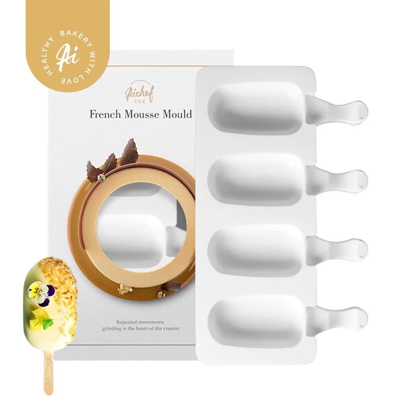 Французский мороженое труба 4 даже Овальный торт из леденцов мусс фруктовое дома