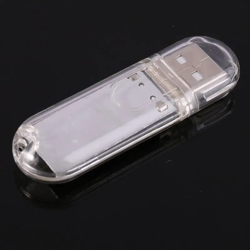 

Portable Keychain USB Power 3 LED White Night Light U Disk Shape Lamp Cover M06 21 Dropshipping