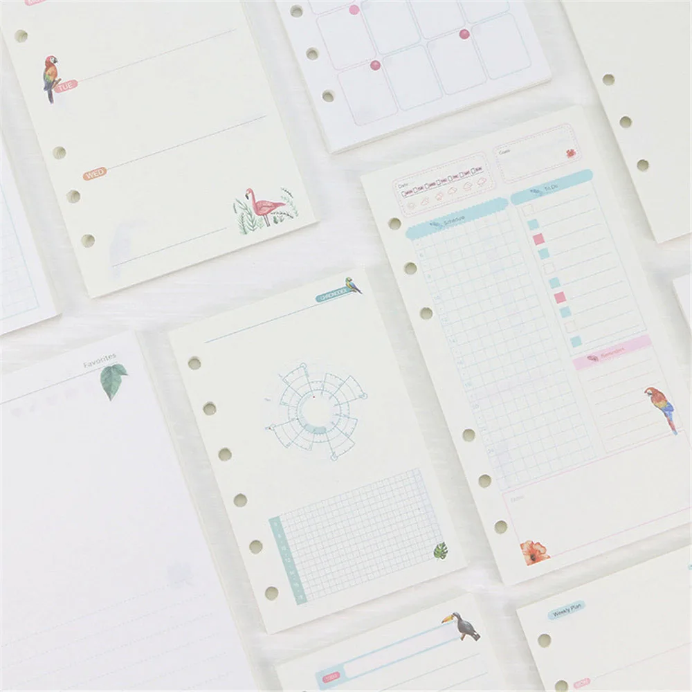 45 листов блокнот с изображением птиц из мультфильма заправка Kawaii канцелярские