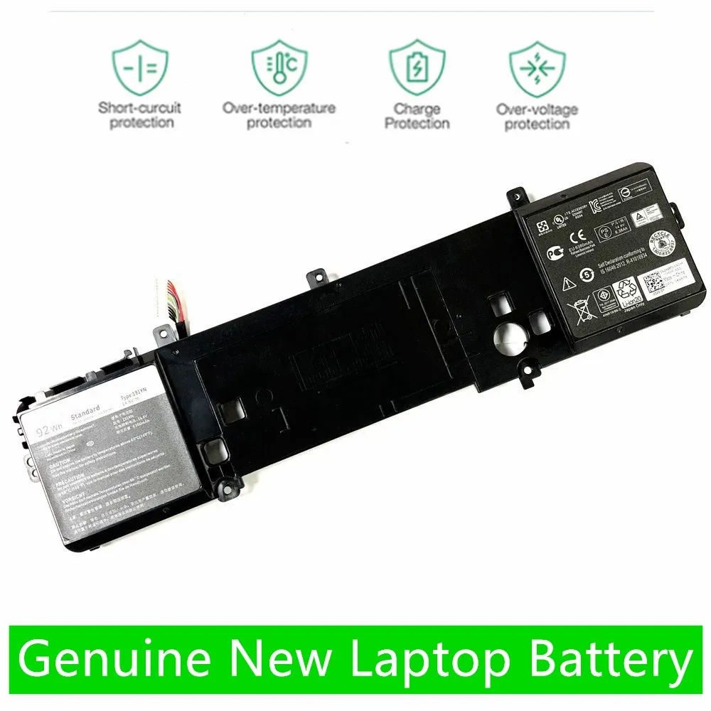 HKFZ новые оригинальные 191YN ноутбук Батарея для DELL Alienware 15 R1 R2 ALW15ED 1828 ALW15CD 1718 ALW15ER 3718