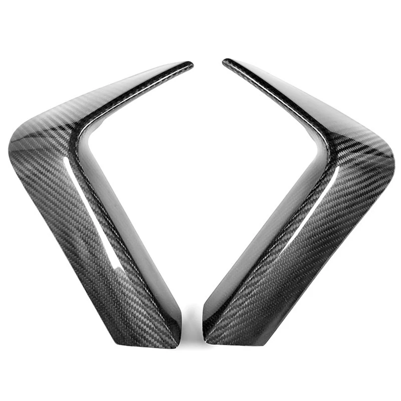Углеродное волокно задний бампер диффузор для губ разветвители нижний угол
