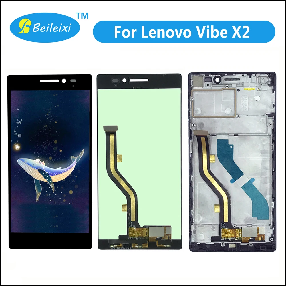 Для Lenovo Vibe X2 ЖК дисплей кодирующий преобразователь сенсорного экрана в сборе