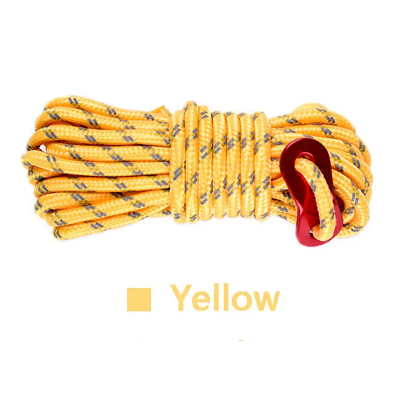 Светоотражающая палатка из Паракорда 4 м ветрозащитный шнур для кемпинга на