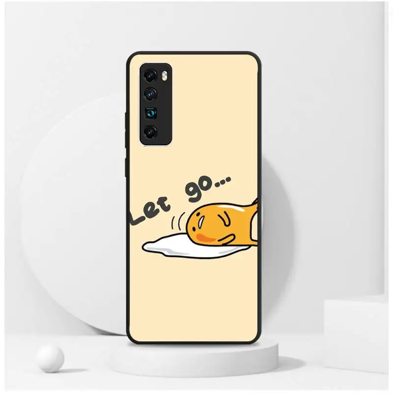 

Cartoon Gudetamas Lazy Egg Phone Case For Huawei P9 P10 P20 P30 P40 Lite 2017 Pro SMART2019 Cover Fundas Coque