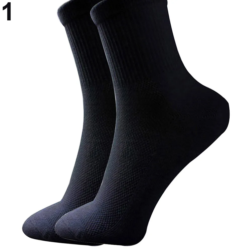 Men's 1 Pair Summer Mesh Soft Cotton Blend Socks Athletic Sport Gym Casual | Мужская одежда
