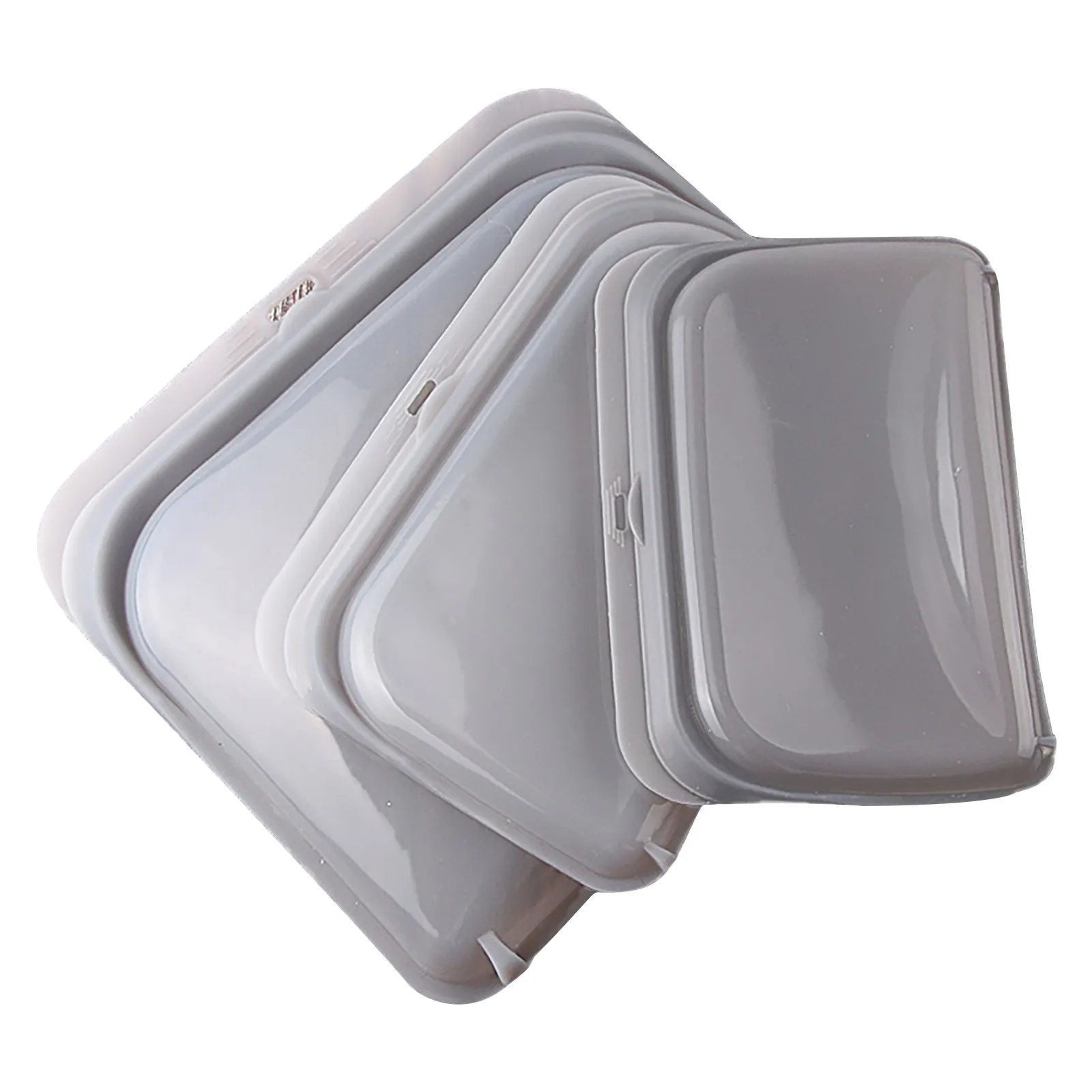 

3Pcs Sealed Bag Food Grade Silicone Fresh-keeping Bag Household Silicone Food Bag Leakproof For Freezer Preservation multi-func
