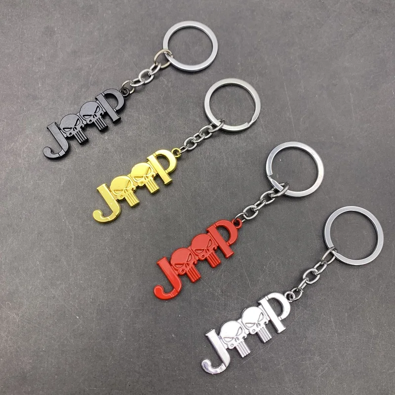 

Fashion Automobile Keychain Pendent Accessories Styling Key Ring For Jeep Wrangler Grand Cherokee JL CJ JK TJ XJ