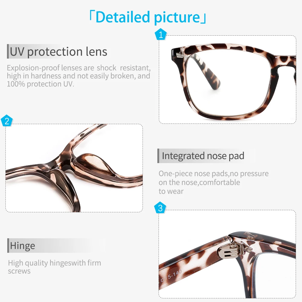 Квадратные очки Cyxus для мужчин и женщин оправа чтения с прозрачными линзами