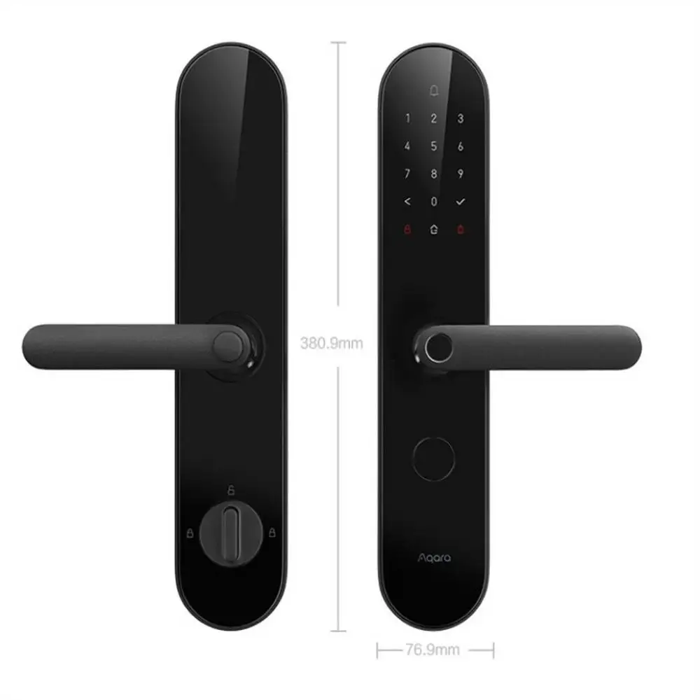 Умный дверной замок Aqara N100 отпечаток пальца Bluetooth разблокировка паролем работает