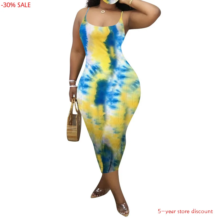 Женское платье миди с открытой спиной без рукавов|Женские платья| |