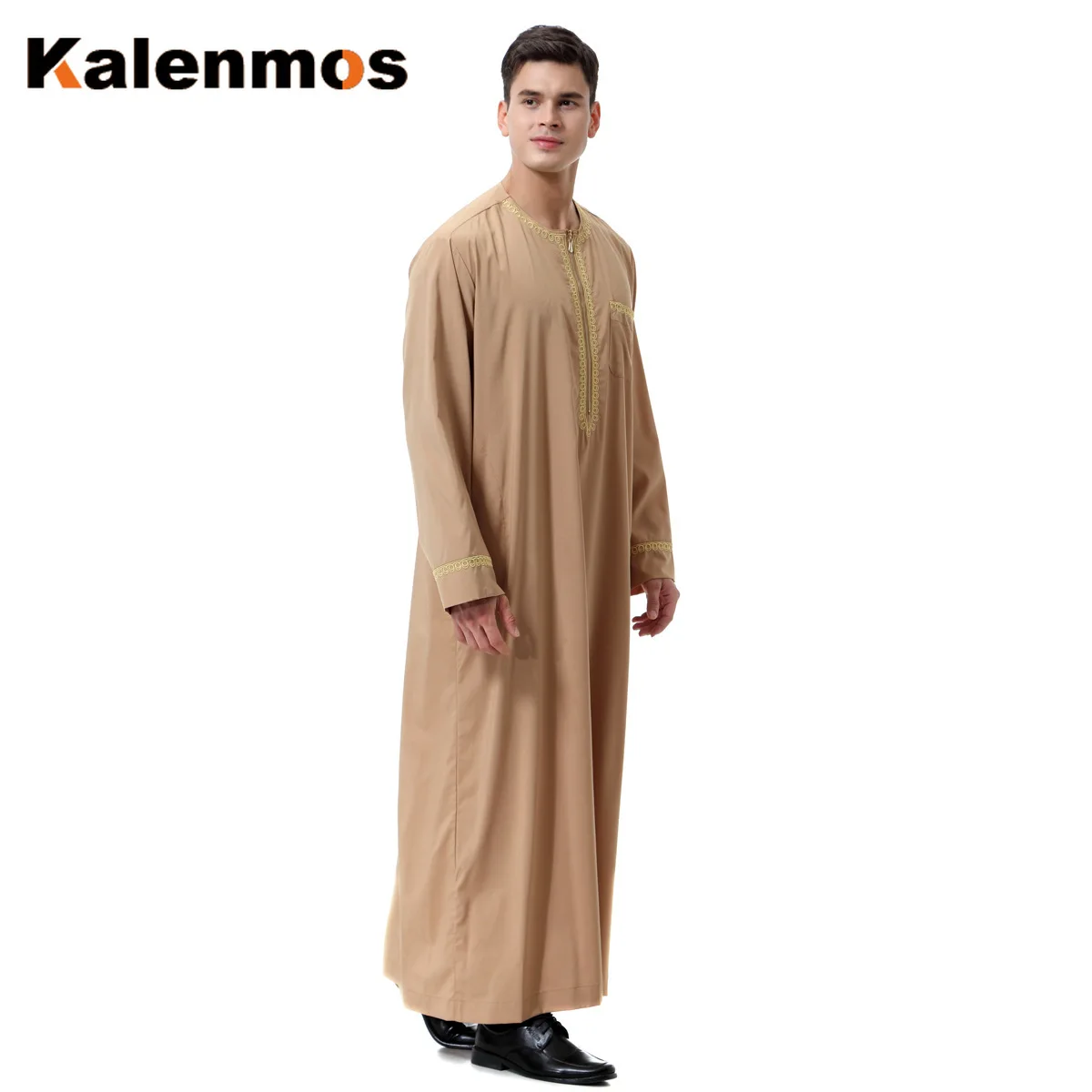 Мусульманская одежда мусульманское платье на молнии джубба тобе кафтан кимоно