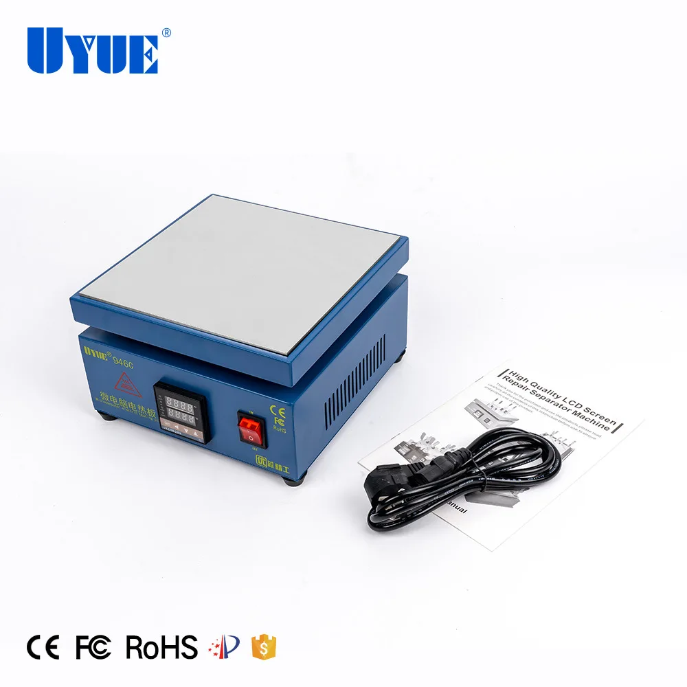 constant temperature heating station dual digital display uyue 946c repair preheating platform phone screen repair lcd repair​ free global shi