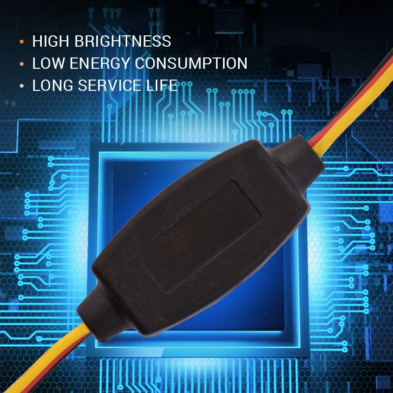 BLALION 2 шт. автомобильный светодиодный плавный боковой габаритный фонарь в форме