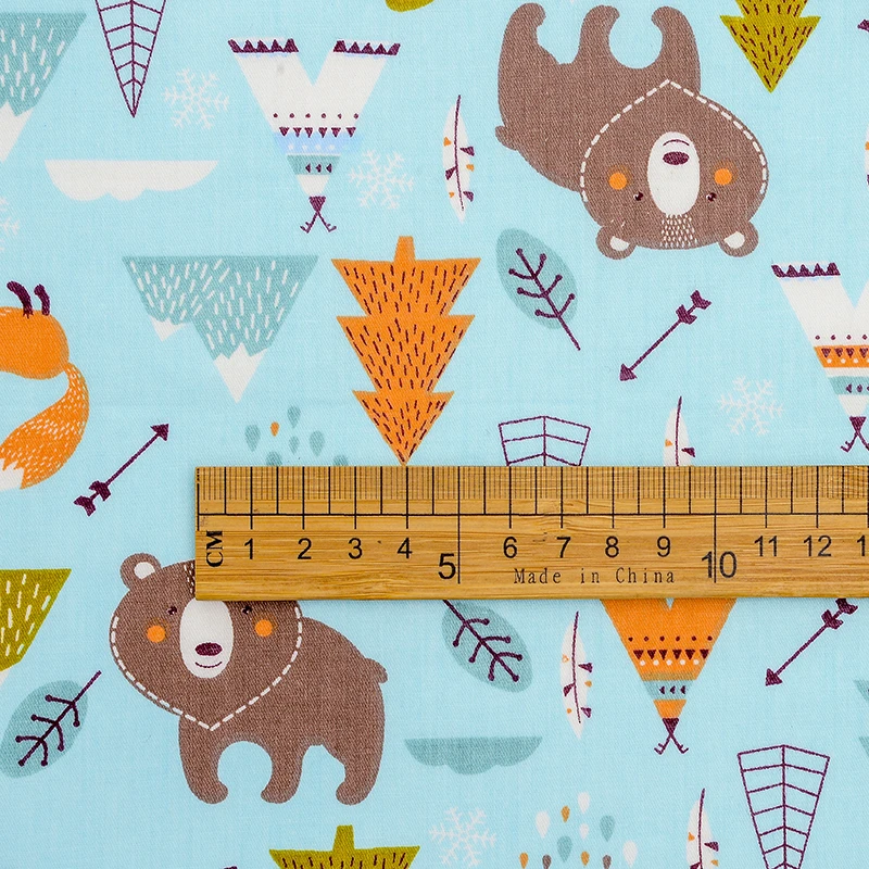 

Cartoon animal cotton fabric combination, DIY hand-sewn fabric.pillowcase fabric, quilt cover fabric, curtain fabric.