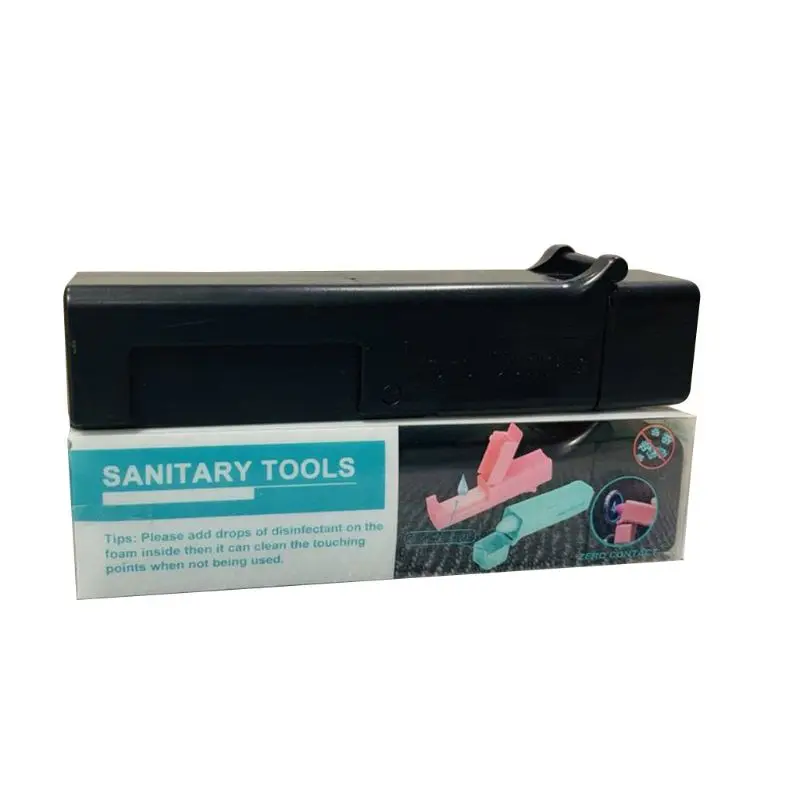 Мини ручной Избегайте контакта с санитарным инструментом кнопка открывания